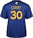 adidas Stephen Curry Golden State Warriors Youth Boys Blue Gametime Player Shirt