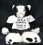 Plush stuffed Cat (Catnap) toy with Nem A Szak ll Teszi A Filoz fust...de Engem Igen