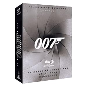 James Bond, L'essentiel volume 3 : Moonraker, Goldfinger, Le monde ne suffit pas [Blu-ray]