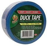 Duck Colored Tape, 1.88-Inch Wide, Blue, 20 Yards Per Roll (6 Rolls) (527267)