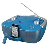 Hamilton Boom Box Player For Use With iPod,CD,MP3,USB,SD Card, Media (HB-100i)
