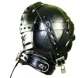 Leather Mask - Leather Hood - Version 2 - EXTREME Leather Mask - Leather Hood - Version 2 - EXTREME