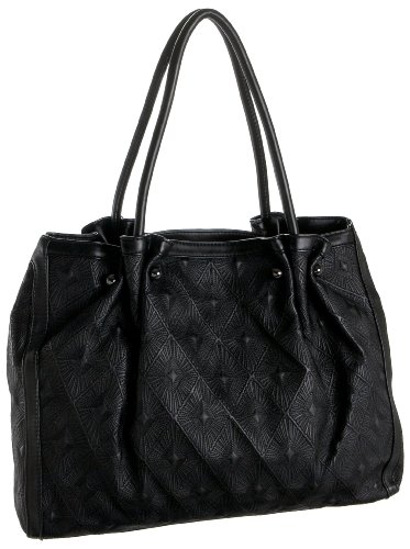 SR SQUARED by Sondra Roberts Diamond Trapunto Tote