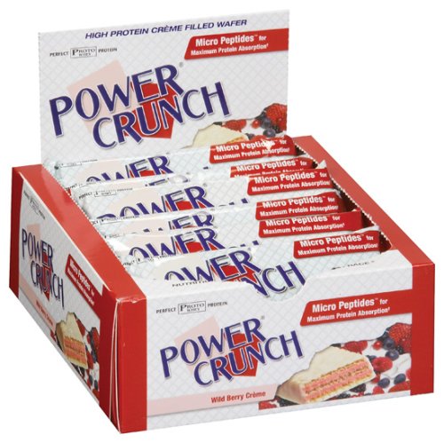 Childrens Toyshop  Health & Personal Care : BioNutritional Research Group - Power Crunch Wild Berry Creme, 12 bar