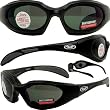 LTD THICK AIRY FOAM PADDED SUNGLASSES, MOTORCYCLE ATV SPORTS EYEWEAR SMOKE LENS MSRP IS $20.00 Has Double Sided Anti-Fog Coated Lenses