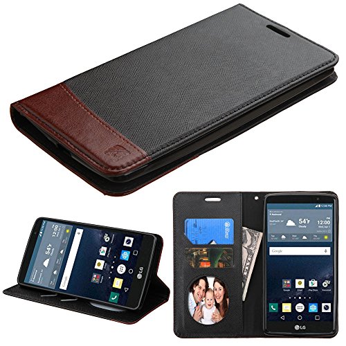 Lg g stylo case, g vista 2 case, jojogoldstar bicast pu leather f…