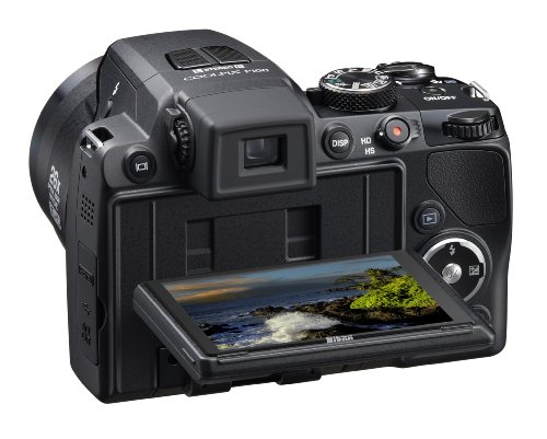 Nikon Coolpix P100 10 MP Digital Camera with 26x Optical Vibration Reduction (VR) Zoom and 3.0-Inch LCD (Black) image