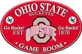 Ohio State Buckeyes Wooden Pub Style Bar Sign