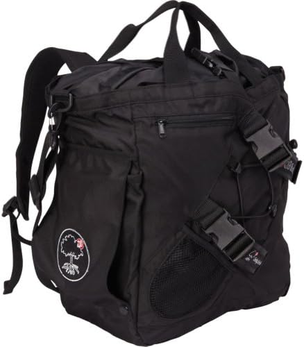 OG Sack Convertible Yoga Tote with Backpack Straps & Cooler Liner (Black with