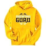 Rowing Guru Sports Mens Hoodie (Yellow, Sizes X-Small - XXX-Large)