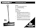 The Snowcaster 30 Inch Snow Pusher & Barn Shovel 30UPH | Heavy Duty 30”X10.5” Polypropylene Blade | Snow Removal - Driveway, Doorway, Sidewalks | Commercial & Residential - Blue