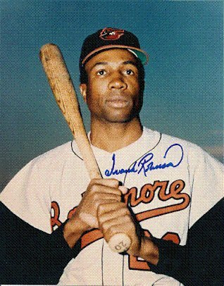 Autographed/Hand Signed Frank Robinson - Baltimore Orioles - Photo