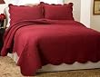 French Tile Full / Queen Quilt Red