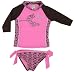 Hot Pink Social Butterfly 2 Piece Rashguard