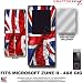 Zune 2 Skin Union Jack WraptorSkinz TM Kit fits Zune 2 (4&8gig player) by TuneTattooz TM