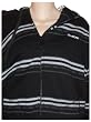 Men's Billabong Hoodie Black with Grey Stripes