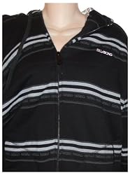 Men's Billabong Hoodie Black with Grey Stripes