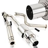 1990 - 1993 Honda Accord Coupe and Sedan 4CYL Stainless Steel Catback Exhaust System by RS Type