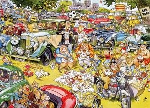 Childrens Toyshop  Toys : Falcon Deluxe Puzzle - I love Picnic in the Park (1000 pieces)