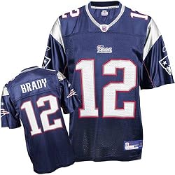 Tom Brady #12 New England Patriots NFL "CHILD" Replica Player Jersey by Reebok Outerstuff (Size 4-7)