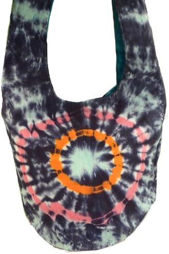 Patchwork Elephant Hippy Crossover Sling Razor Cut Bag Purse Handmade in Nepal Fair Trade REP-419