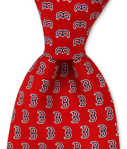 Vineyard Vines MLB Boston Red Sox Classic B Boys Youth Tie Red