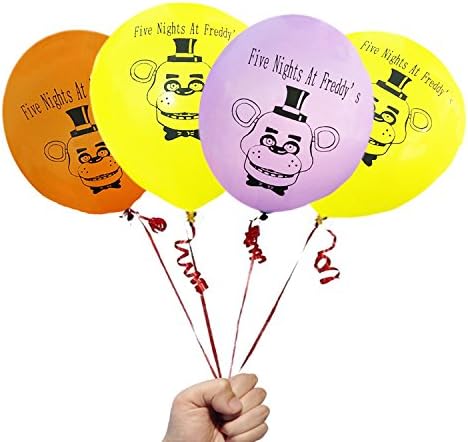 Coolfly Fan 28 Count Five Nights At Freddy's 10" Printed Latex Party Balloons FNAF