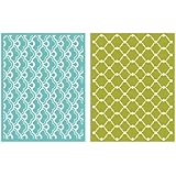 We R Memory Keepers Whimsy Embossing Folder, 2-Pack