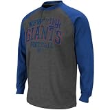 NFL Men's New York Giants Bsd Henley Adult Long Sleeve Henley Tee