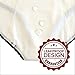 Anigan StainFree 2 Pack Cut and Sew Hipster Wide Lace Trim Period Panty - White