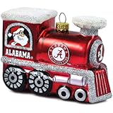NCAA Blown Glass Train Ornament