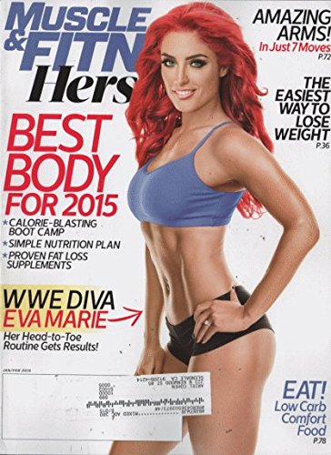 Muscle & Fitness Hers 2015 January, February - Eva Marie