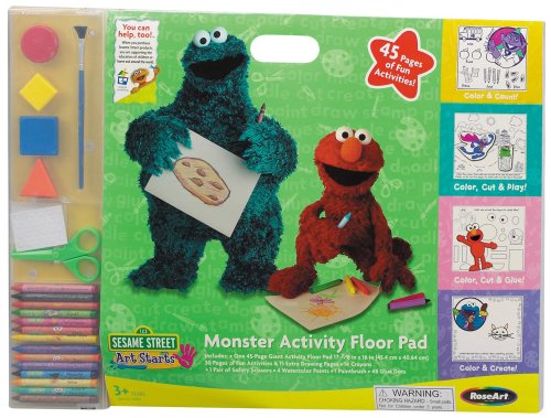 Buy Now at Amazon.com: Sesame Street Giant Floor Pad Activity Set By Mega Brands