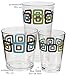 Corelle Coordinates by Reston Lloyd Squared Acrylic Juice Glasses, 8-Ounce, Set of 6