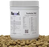 Mazuri Tortoise Diet/Feed/Food, 18oz.(0.5kg), extruded 1/2