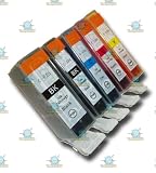 5 Chipped Compatible Canon Pixma PGI-525 & CLI-526 Ink Cartridges Ink Cartridge for the Canon Pixma iP4850 Printer from 'The Ink Squid': 1 x PGI-525Bk - Black; 1 x CLI-526bk - Black; 1 x CLI-526C - Cyan (Blue); 1 x CLI-526M - Magenta (Red); 1 x CLI-526Y - Yellow. Fully Compatible with the Canon Pixma iP4850 MG5150 MG5250 MG6150 MG8150 MX882 MX885 iX6250 & iX6550 Printer Models. The Latest Chips, the Maximum ML Capacity of any Compatible Ink Cartridge. 2 Year Guarantee on all Cartridges.