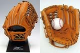 カタログ未掲載の08年最新作モデル♪ MIZUNO(ミズノ) ミズノプロ 硬式グローブ K-KULB 内野手用5 サイズ10 オレンジ