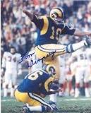 Autographed/Hand Signed 8x10 Photo Tom Dempsey Los Angeles La Rams