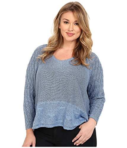 [ニックゾー] NIC+ZOE レディース Plus Size Cozy Stitched Top トップス [並行輸入品]