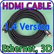 Flat HDMI Cable 1.4v 1080p Ethernet 3D 30FT 9.2M 40430