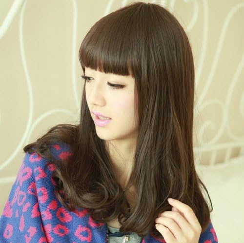 POP Flush Bangs Women Synthetic Hair Wigs PX3323 (Caramel Color)