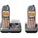 V-Tech 5.8 GHz Two Handset Grey/Silver Cordless Phone System with Digital Answering Device and Caller ID (VT6870)