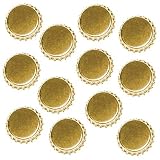 New Gold Crown Bottle Caps For Crafts, Scrapbooking, Jewelry
