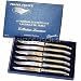 LAGUIOLE - 6 STEAK KNIVES - in ALL 18/10 STAINLESS STEEL (micro-serrated blade - very sharp - ideal steak knife !) - blade: 2.5 mm thick quality tempered stainless steel ! - direct from FRANCE