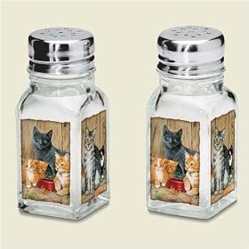 Artworks Home Accents ~ Barn Cats Salt and Pepper Shakers by Artworks Home Accents
