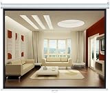 Pyle Home PRJS43100 100-Inch Manual Pull Down Projector Screen Standard Format (4:3)