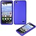 Huawei Vision 3 LTE Case, Slim Gel Cover Case Blue + Screen Protector