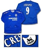 【#9　CRESPO(クレスポ)】UMBRO 05/06 チェルシー ホームユニフォーム長袖imp