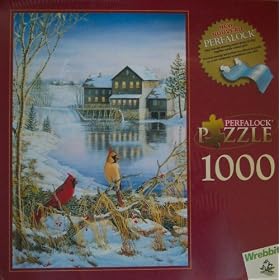 Wrebbit Perfalock; Countryside Cardinals, 1000 Piece Jigsaw Puzzle