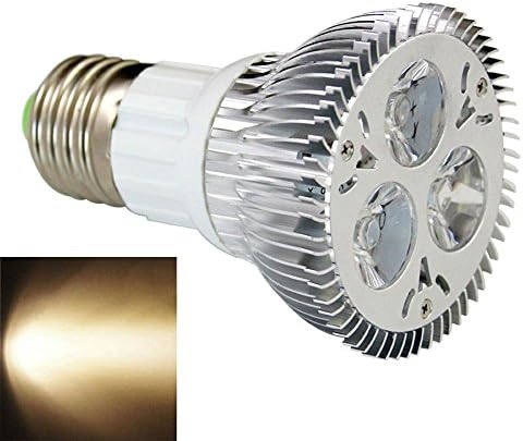 Honcaly® Lot of 10 pcs 110v 9w PAR20 E27 Standard Screw Base Dimmable LED Light Warm White 3000k Chandelier Dimmable Bulb Lamp Halogen Replacement Crystal Ceiling